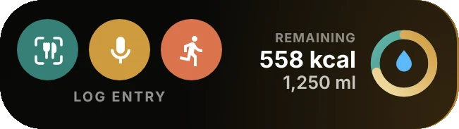 Calories on your Lock Screen